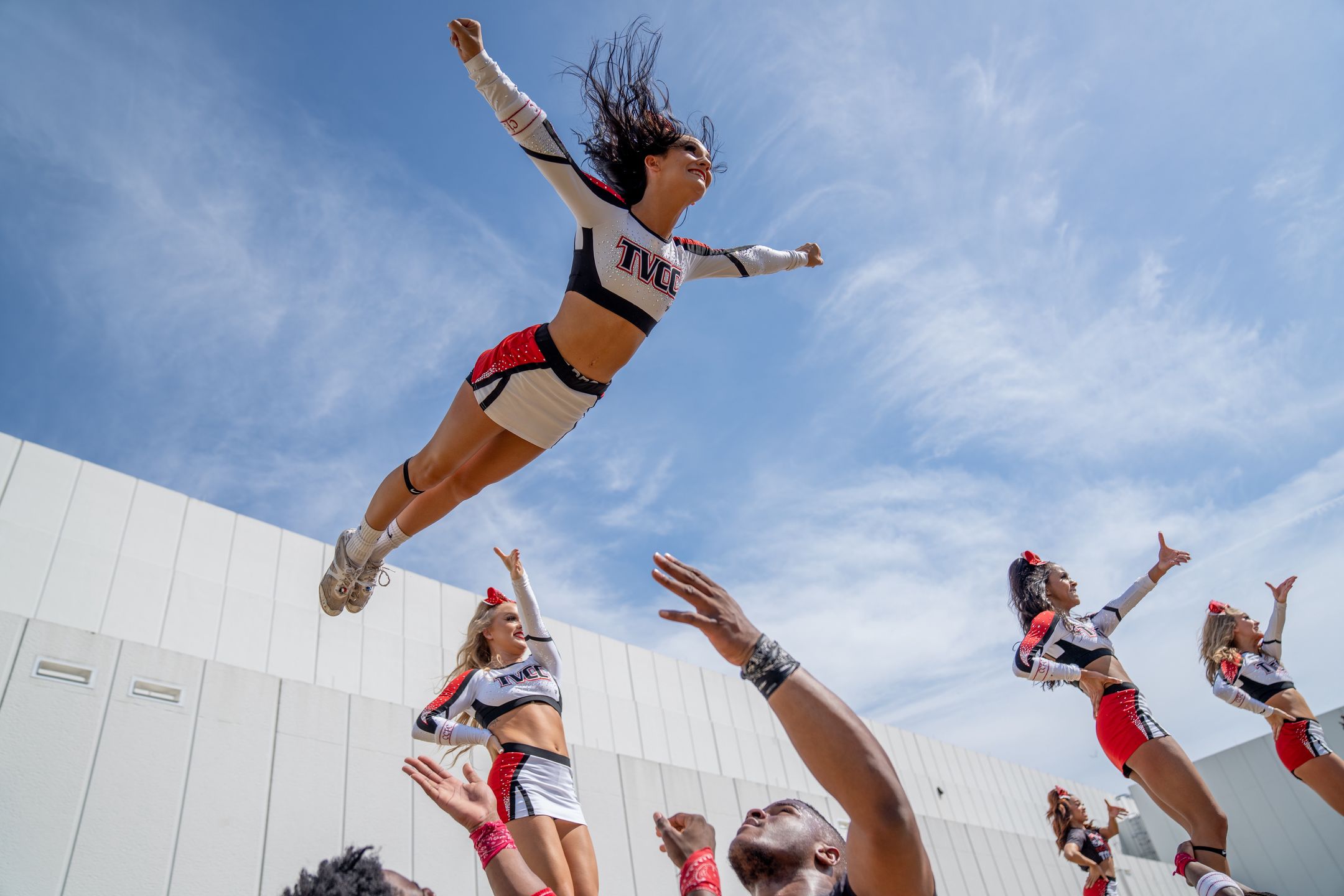 Cheer Season 2. Maddie Volcik in Cheer. Cr. Netflix © 2022Kyle Alexander/Netflix