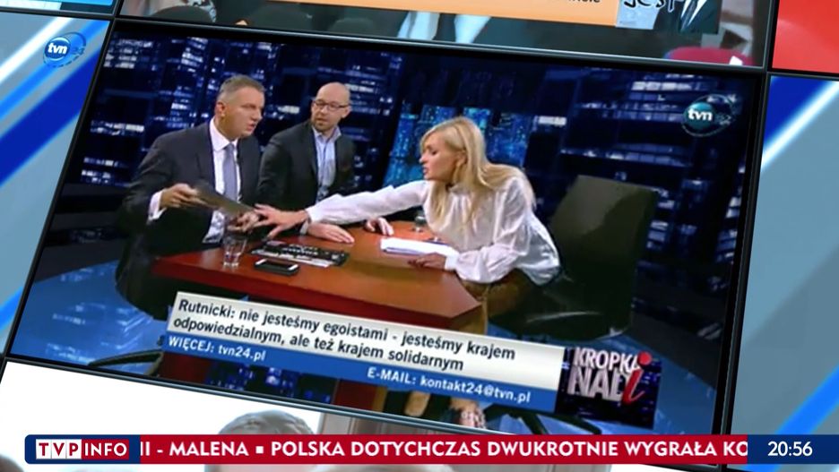 W reportażu TVP sporo uwagi poświęcono Monice Olejnik
