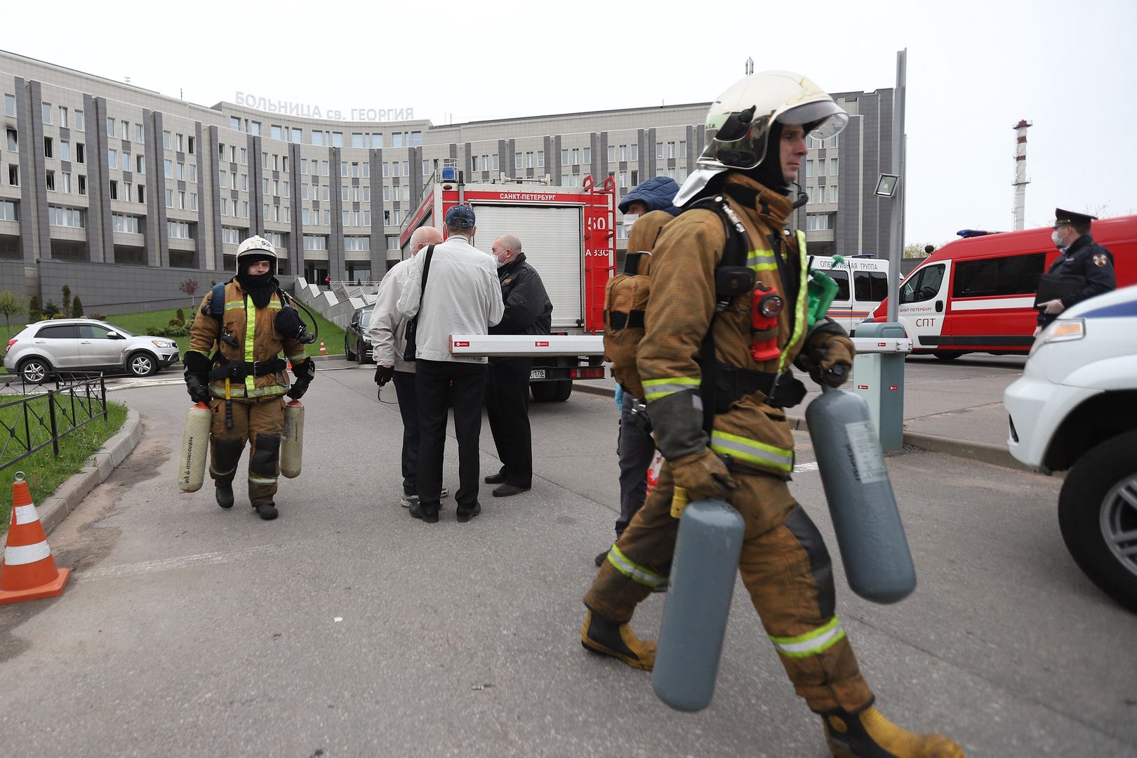 Awaria respiratora była najpewniej przyczyną pożaru w szpitalu zakaźnym w Petersburgu