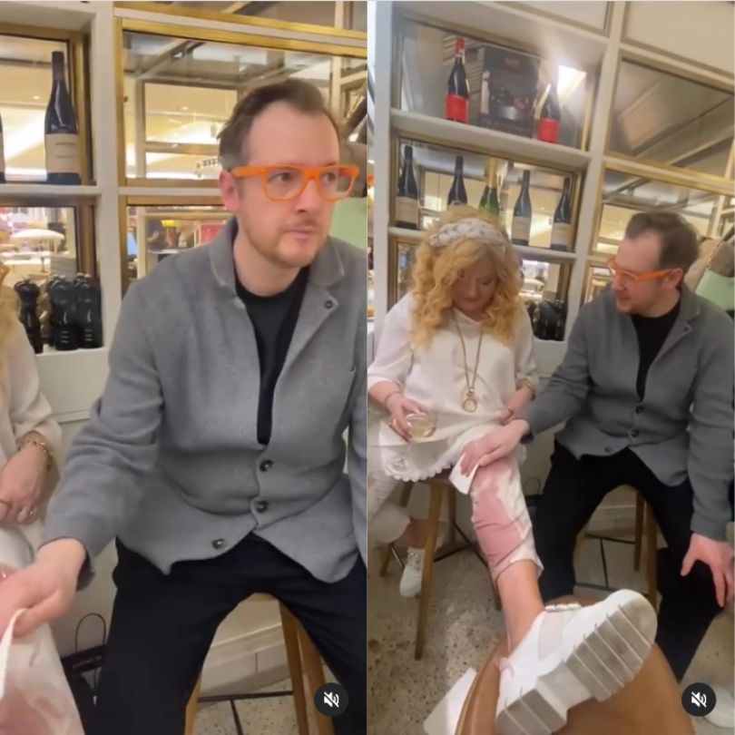 Magda Gessler oblała się winem w restauracji. Tak próbowała usunąć plamy