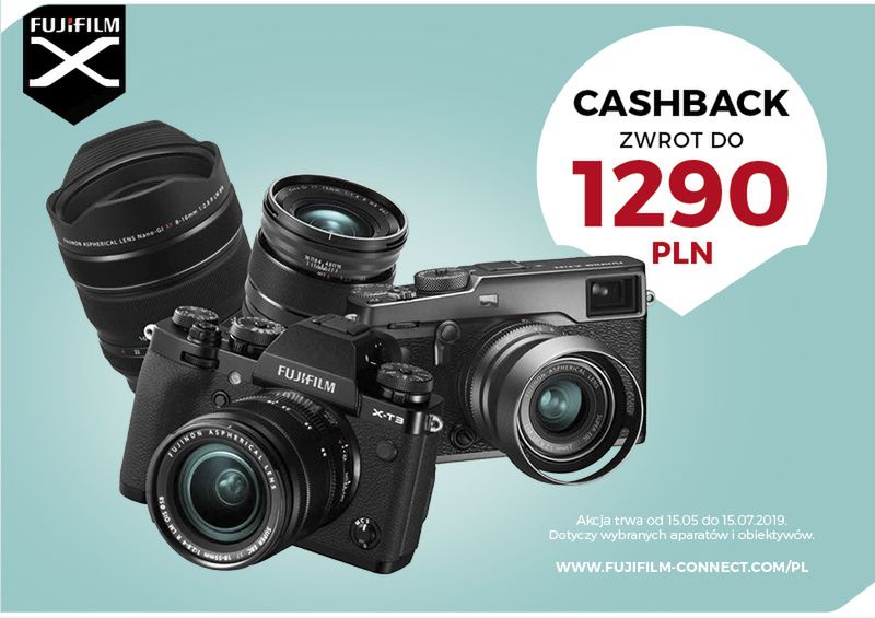 Fujifilm zwraca nawet 1290zł za zakup jednego produktu. Ruszył nowy cashback 1