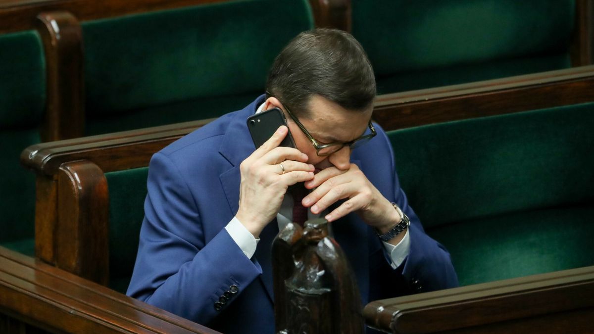 11. posiedzenie Sejmu IX kadencji
29.04.2020 Warszawa Sejm 11. posiedzenie Sejmu IX kadencji   Fot. Andrzej Iwanczuk/REPORTER
n/z: Mateusz Morawiecki
Andrzej Iwanczuk/REPORTER