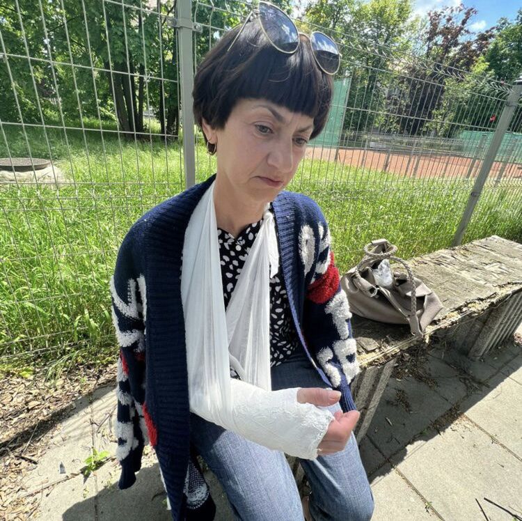 Українка, яка постраждала від нападника
