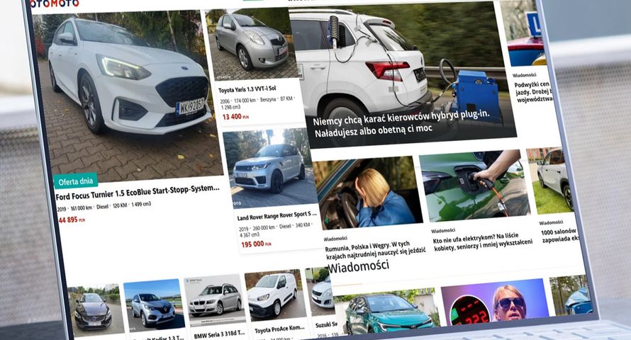 otoMoto odjechało konkurentom. W tych serwisach czytamy o autach i motocyklach
