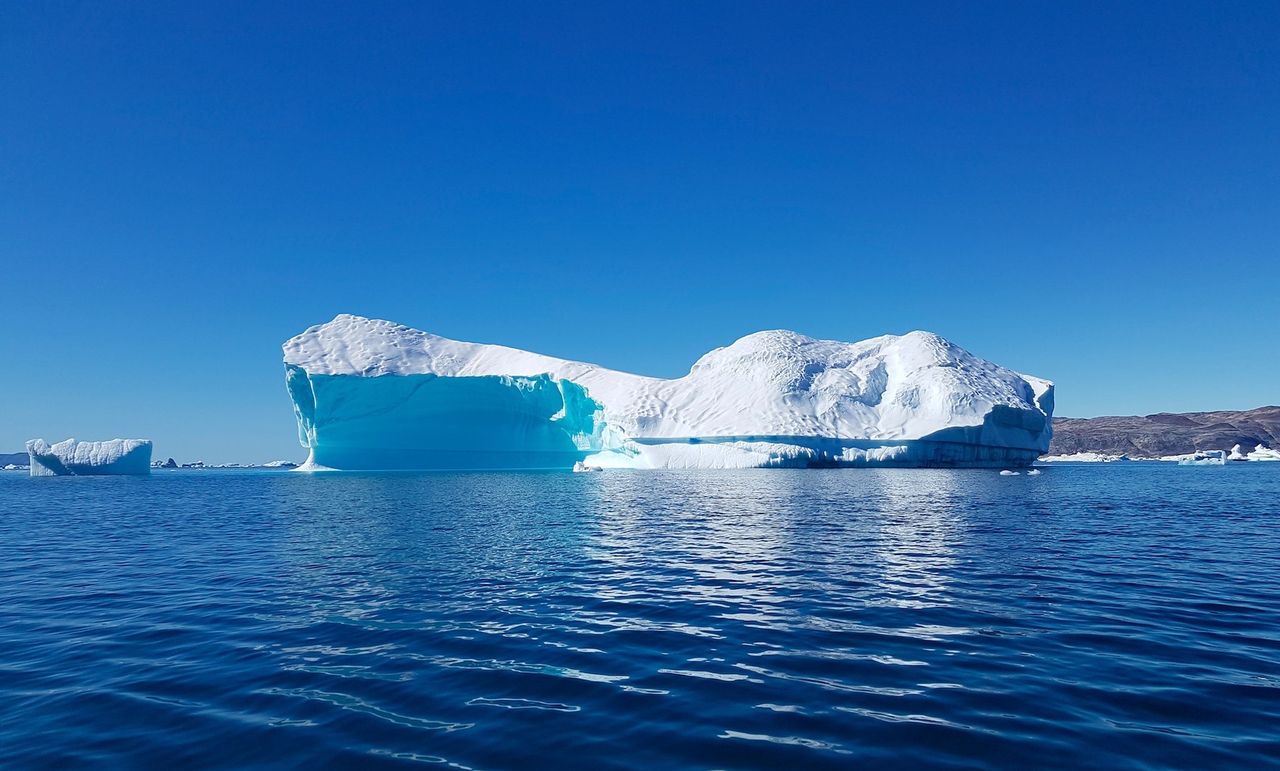 Antarctica is melting. This is a result of the greenhouse effect and one of the causes of global warming.