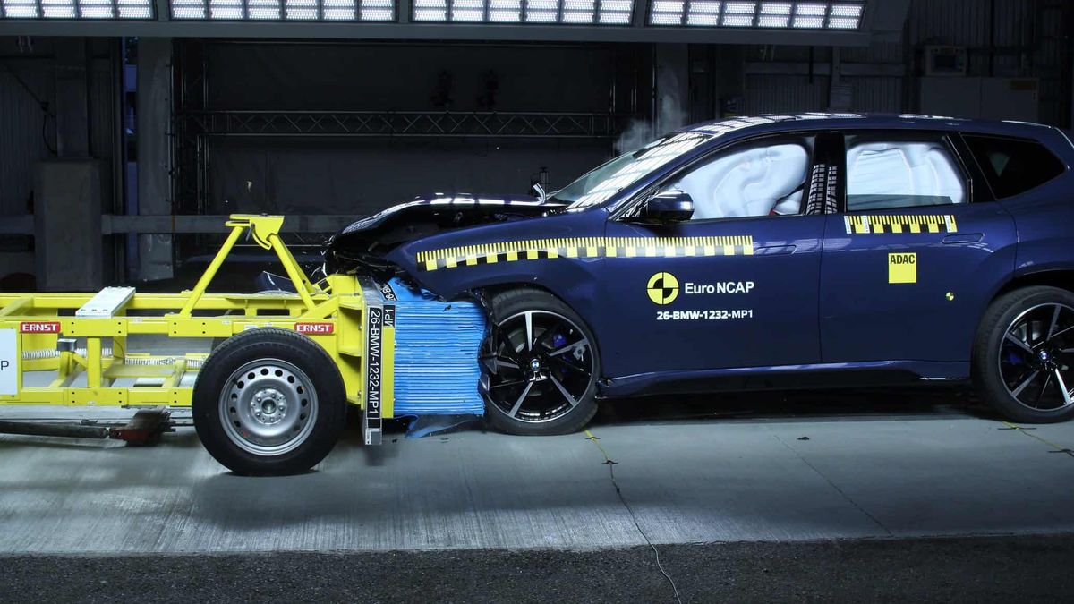 BMW iX3 w testach NCAP