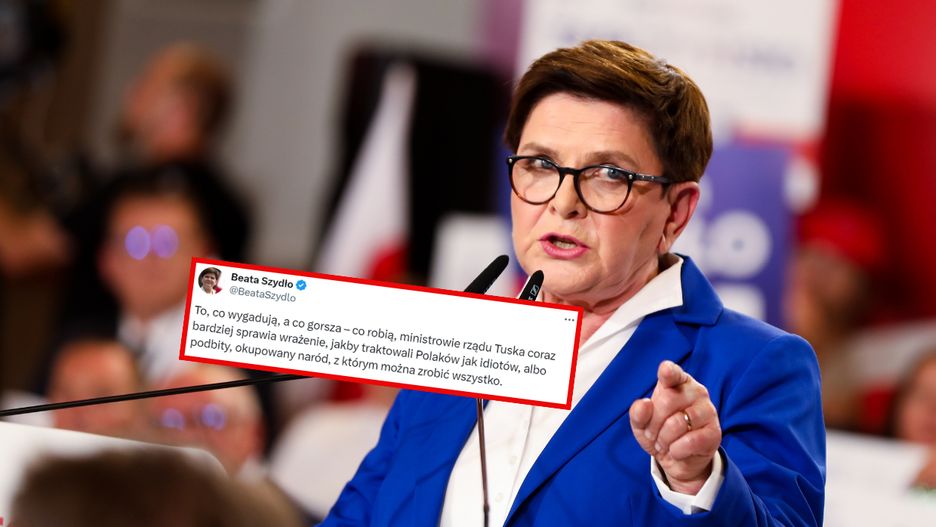 Beata Szydło w ostrych słowach skomentowała plany rządu