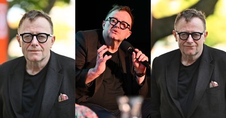 Chudszy o 80 kilogramów Olaf Lubaszenko pojawił się w Sopocie. Imponująca metamorfoza? (ZDJĘCIA)