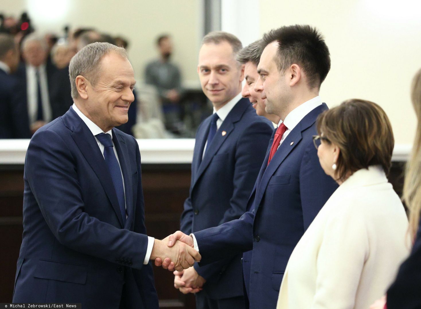 Posiedzenie rz?du Donalda Tuska
Fot. Michal Zebrowski/East News,  Warszawa, 05.03.2024. Posiedzenie rzadu Donalda Tuska.
N/z: premier Donald Tusk, Cezary Tomczyk, Jan Grabiec, Andrzej Domanski, Izabela Leszczyna.
Michal Zebrowski