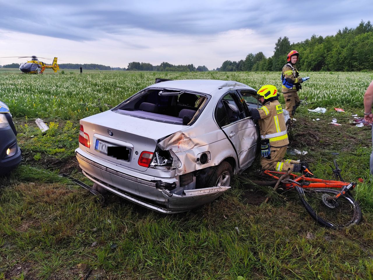 Był pod wpływem. Kierowca BMW skazany za potrącenie rowerzystów