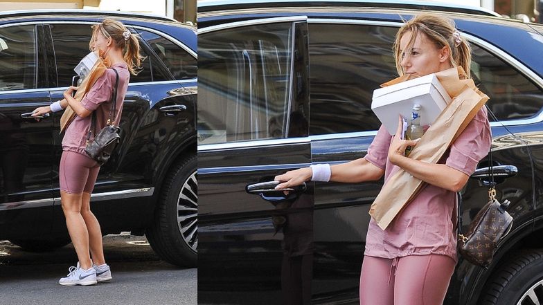 Izabela Janachowska przyjechała po bułki bentleyem