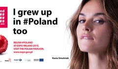 Zbigniew Boniek i Katarzyna Smutniak z owocami reklamują Polskę na Expo 2015
