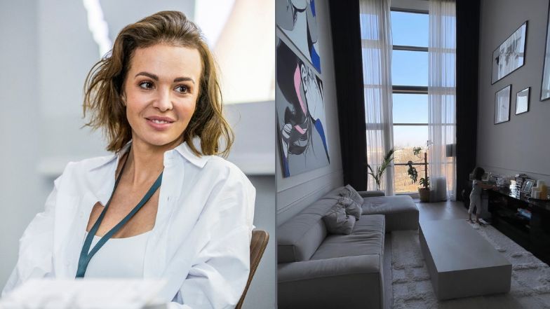 Anna Wendzikowska pozuje BEZ MAKIJAŻU i chwali się warszawskim apartamentem (ZDJĘCIA)