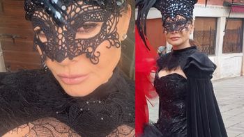 Polska projektantka zrobiła furorę na karnawale w Wenecji. Fikuśne wdzianko przyciągało wzrok