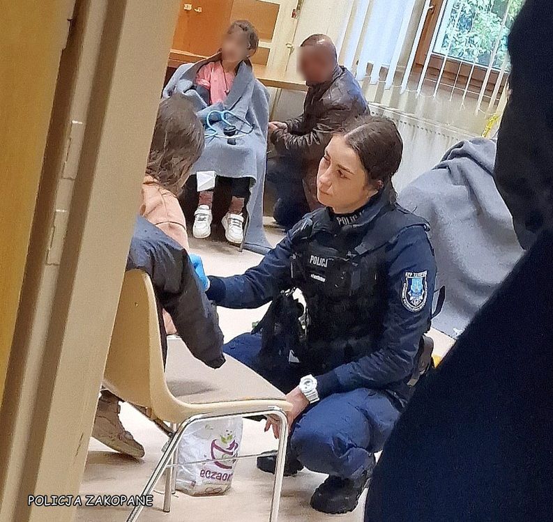 Grupa Kurdów z dziećmi znaleziona w Tatrach 