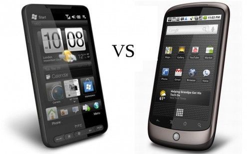 HTC HD2 vs Google Nexus One - wideoporównanie