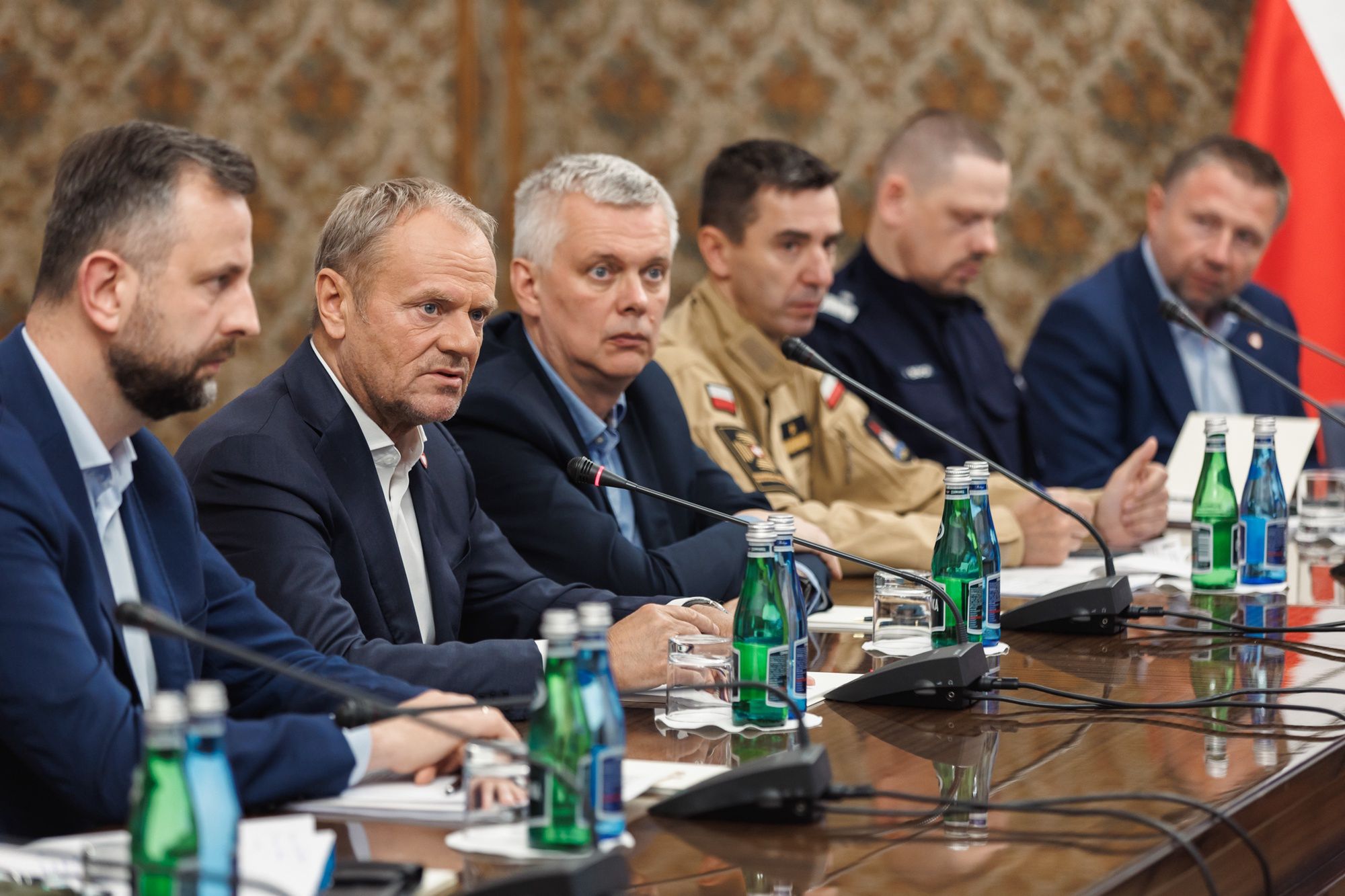 Posiedzenie sztabu kryzysowego