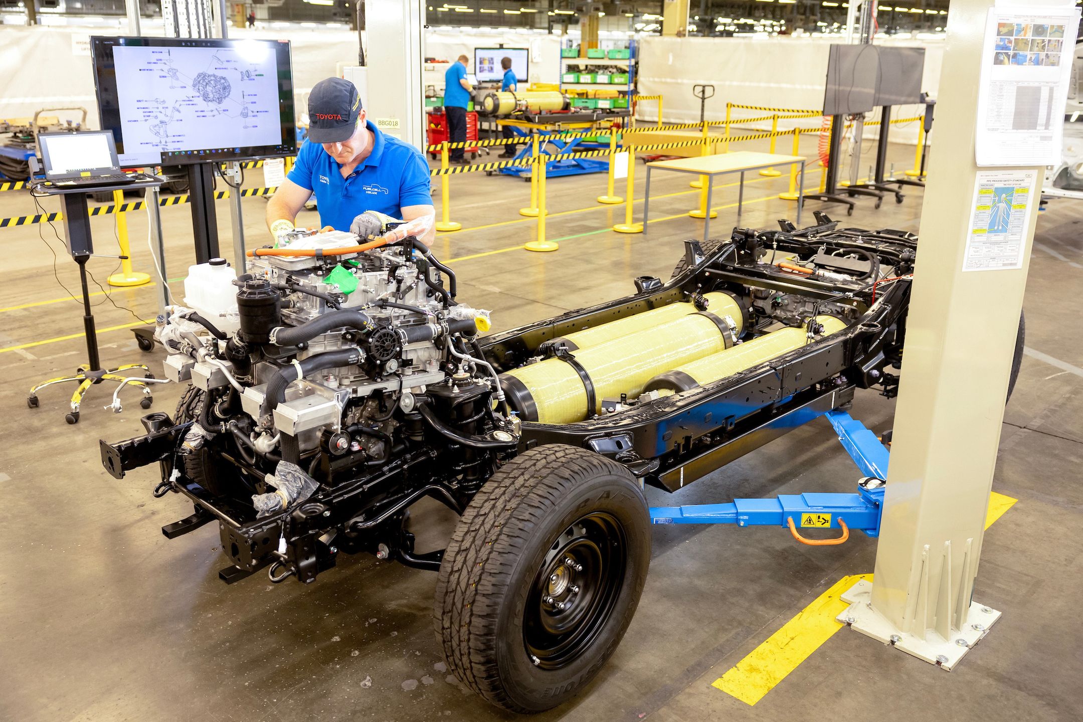 Wodorowa Toyota Hilux w wersji prototypowej