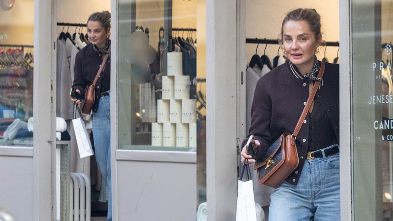 Małgorzata Socha na zakupach