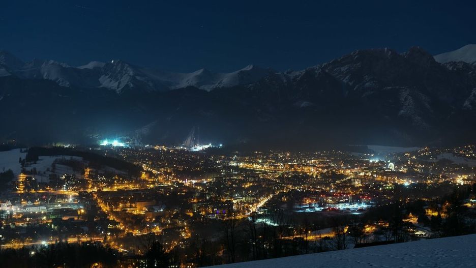 Zakopane nocą