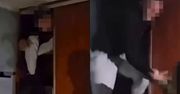 Nie zatrzymał się do kontroli drogowej. Policjanci znaleźli go w szafie