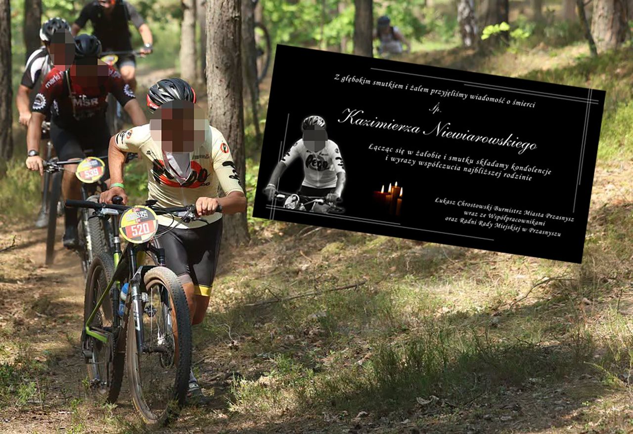 Bike Marathon w Markach. Pożegnali zmarłego kolarza. Padły ważne słowa