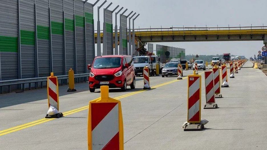 Trwa remont Węzła Wschód u zbiegu Autostrady A2 i drogi ekspresowej S5 od strony Bydgoszczy