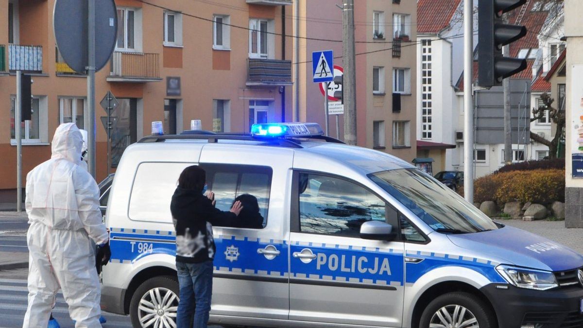 Kobieta została zatrzymana przez policję.