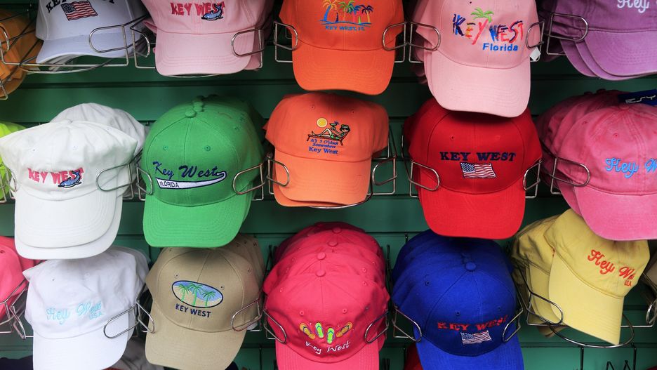 Colorful souvenir caps
Colorful souvenir caps for sale in Mallory Square.
Bruce Yuanyue Bi