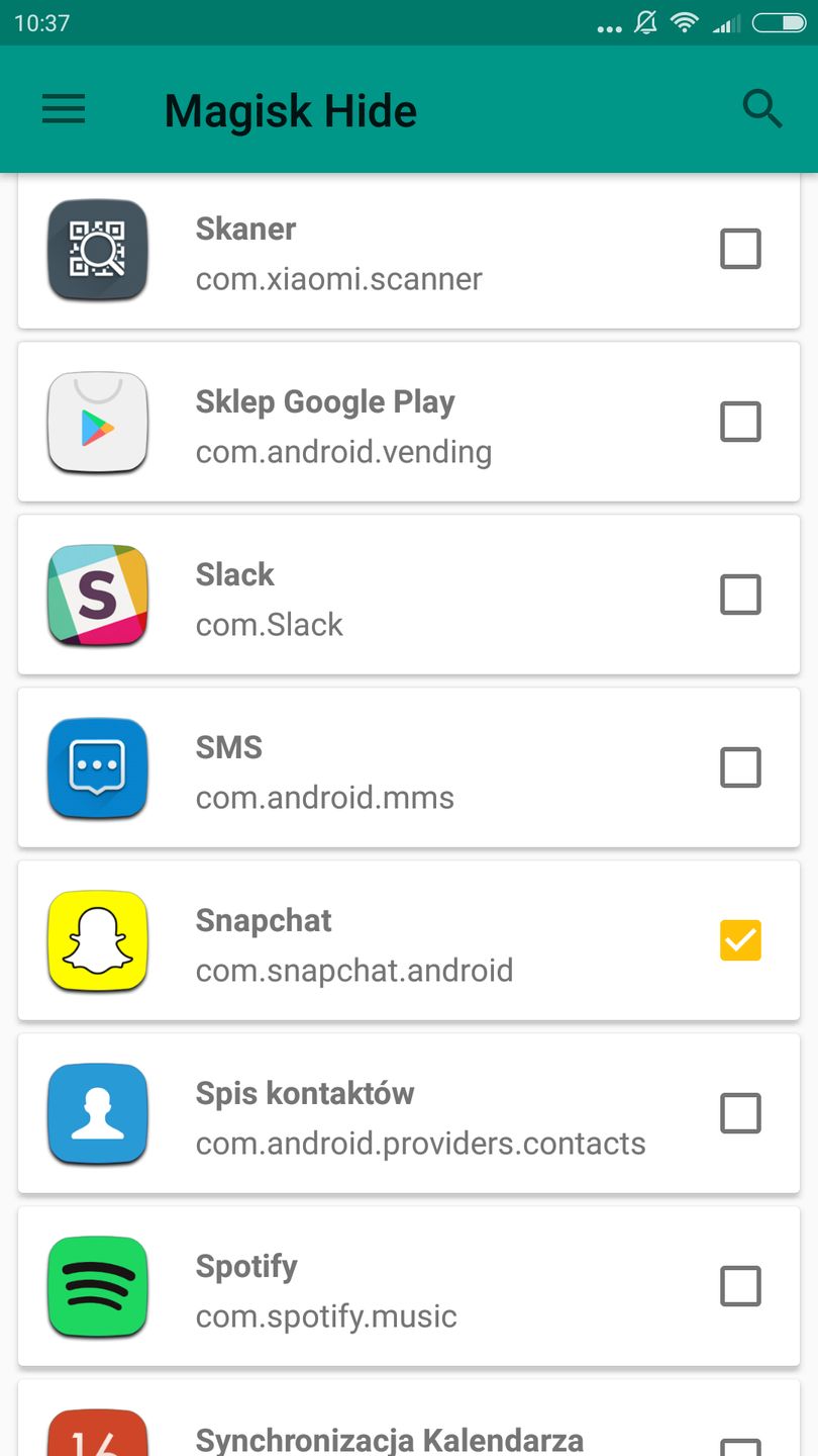 Dzięki Magisk Hide, Snapchat ruszył na zrootowanym telefonie