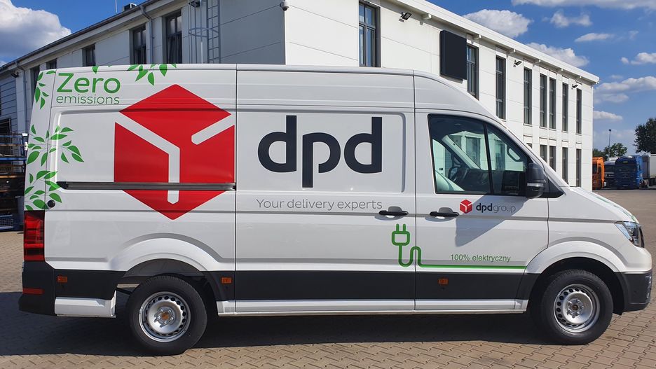 Samochód firmy DPD 