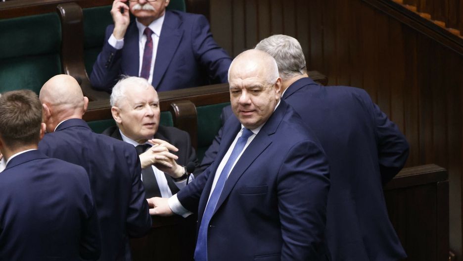 Jarosław Kaczyński i Jacek Sasin 
