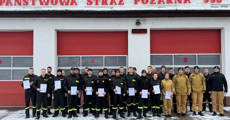 Powiat Ostródzki: 25 strażaków ochotników zdawało egzamin. Wszyscy zdali!