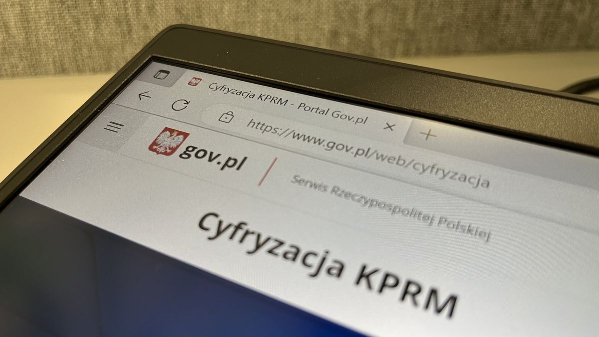 Strona Cyfryzacji KPRM.