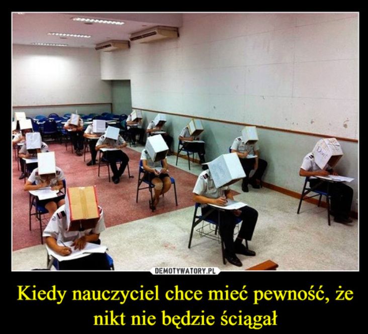 Ściąganie na lekcji