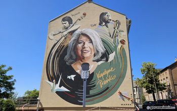 Wyjątkowy mural już jest. Tak Gorzów dziękuje Krystynie Prońko