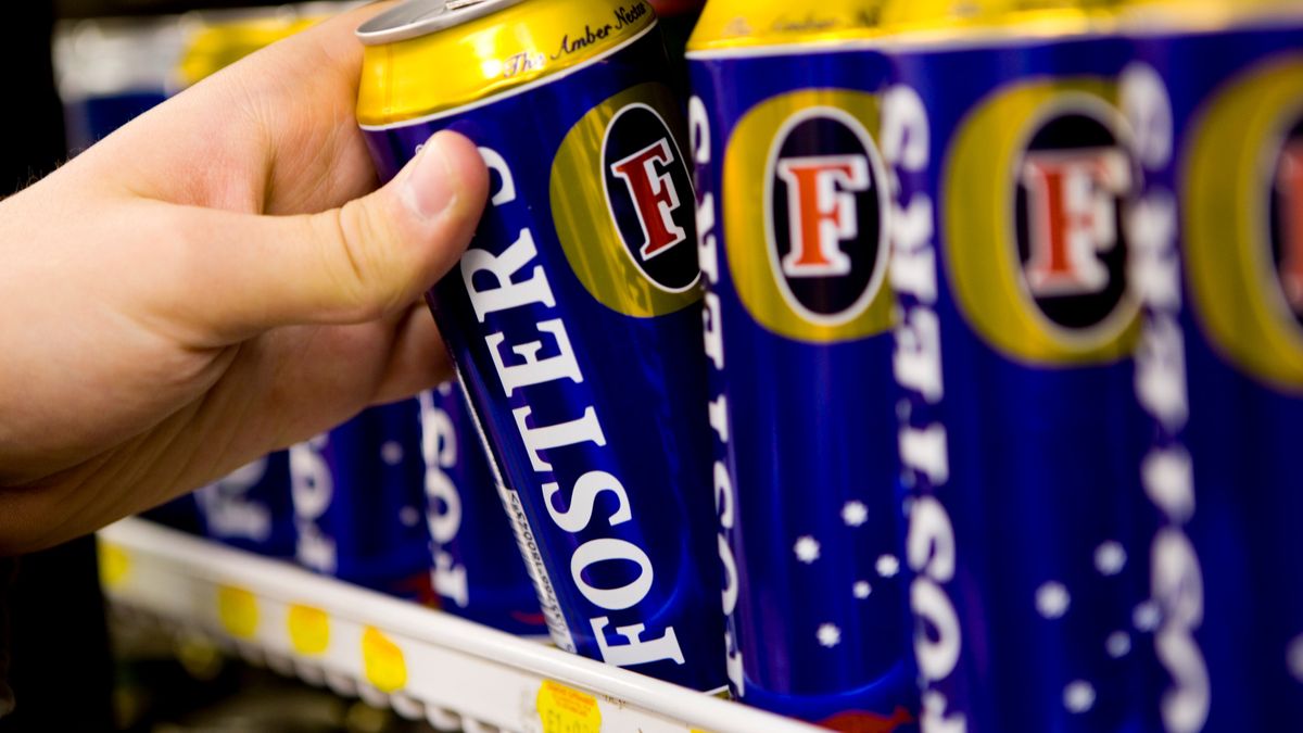 Illustrative image of Fosters lager.
Illustrative image of Fosters lager. (Photo by: Newscast/Universal Images Group via Getty Images)
Newscast
Scottish and Newcastle Plc, alcohol, beer, drink, foster, fosters, lager