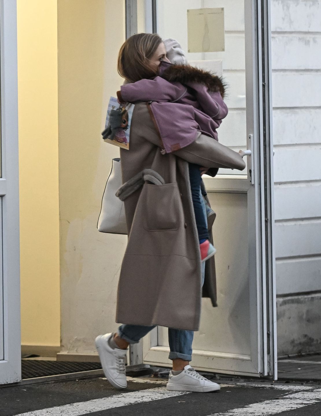 Agnieszka Kaczorowska po treningu do "TzG"