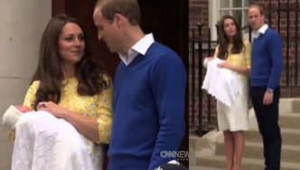 Kate i William pokazują córkę! Tłum piszczał przed szpitalem