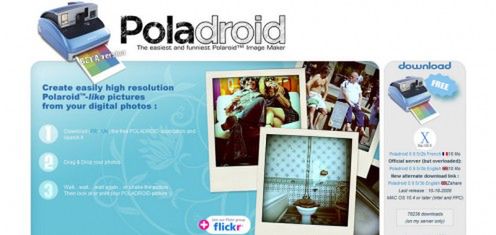 PolaDROID, zdjęcia jak z Polaroida