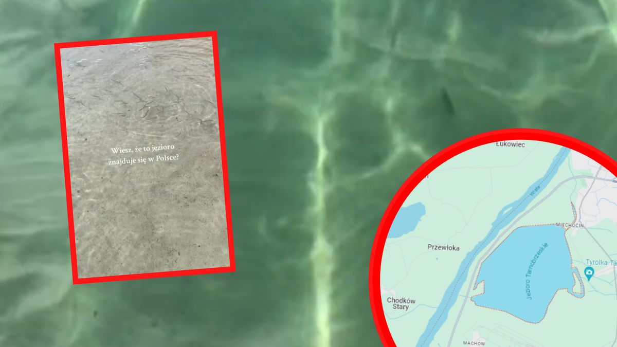 Pokazała przepiękne jezioro