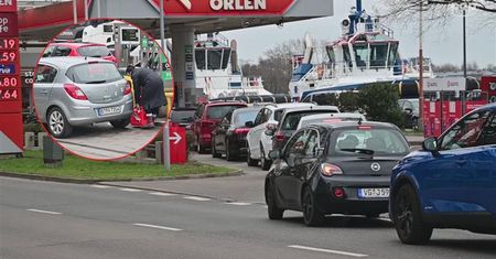 Niemcy w kolejkach po polskie paliwo. "Turystyka paliwowa" w Świnoujściu