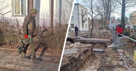 Pilna ewakuacja pod Warszawą. Akcja saperów