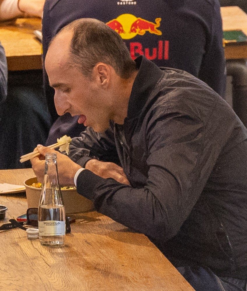 Robert Kubica "przyłapany" na mieście