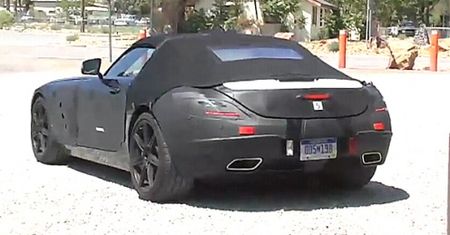 Mercedes SLS AMG Roadster przyłapany! [wideo]