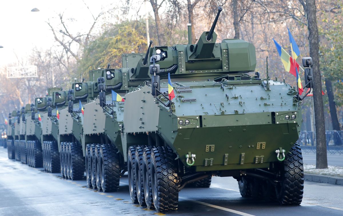 Transportery opancerzone Pirania armii Rumunii