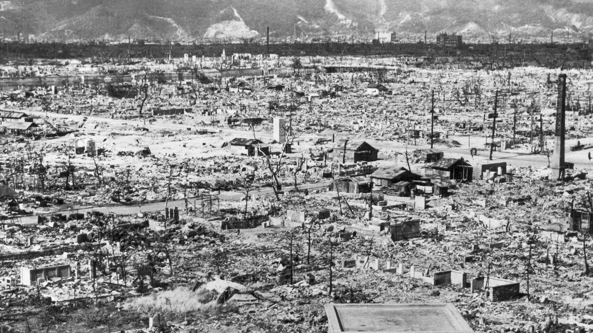 Hiroshima w 1945 r., dwa miesiące po katastrofie