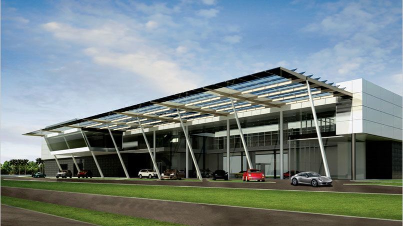 Projekt Porsche Experience Center w USA