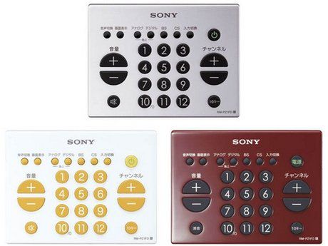 Uniwersalne piloty Sony 2