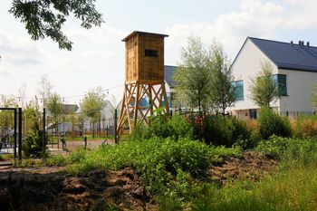 Wieża jak ambona na osiedlu. Mieszkańcy i ekolodzy zaniepokojeni